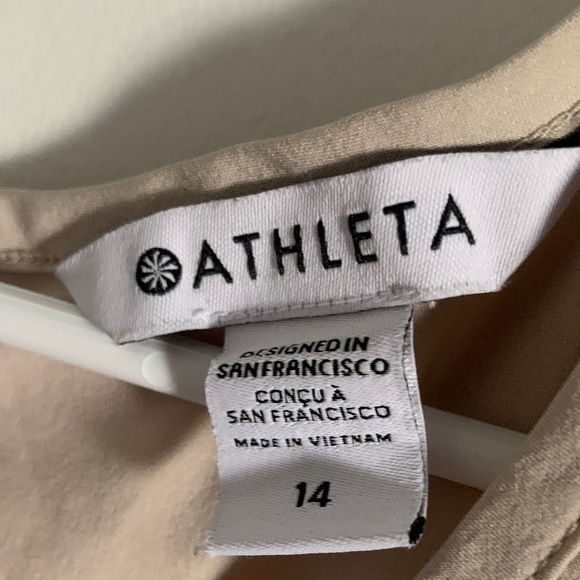 Athleta Taupe Jumpsuit Size 14 - Picture 3 of 6